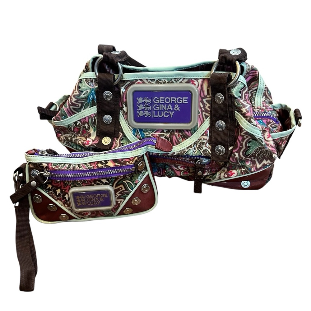 George Gina & Lucy Multicolor Patterned Shoulder Bag Set